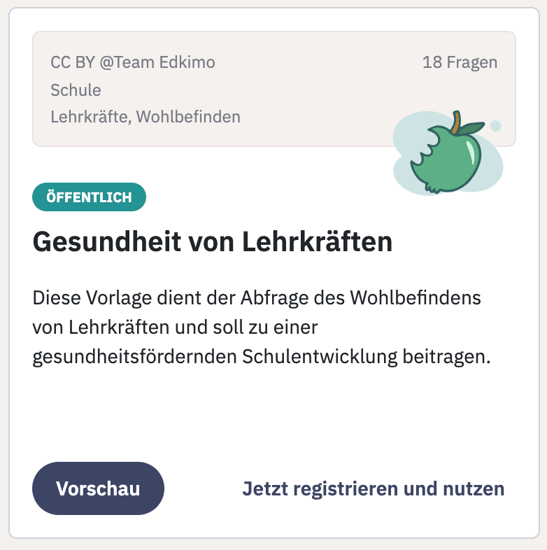 Bibliotheksvorlage-Gesundheit von Lehrkräften