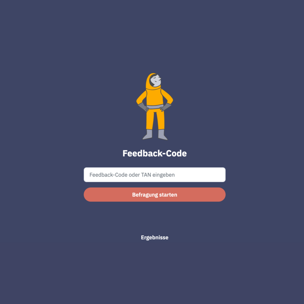 Feedback-Code Eingabe vorher
