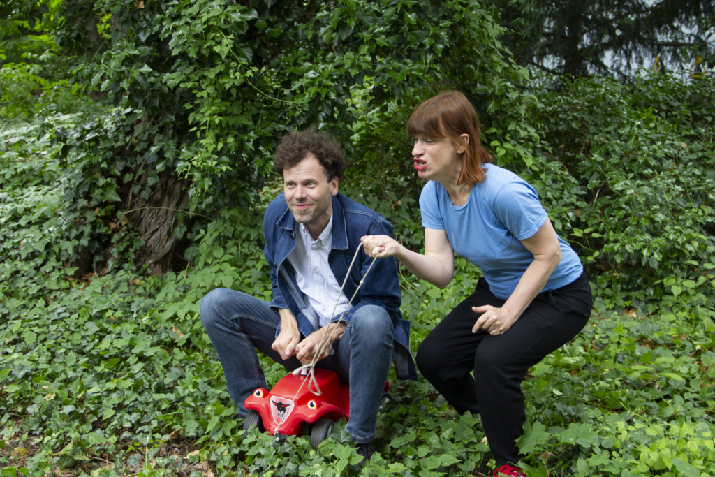 Spaßfoto - Sebastian und Jessica